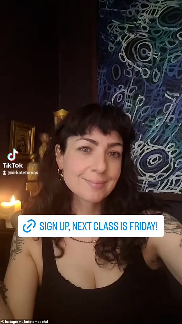 The professional witch has capitalized on the attention surrounding her breakup, joking on Insta: 'Since you're all here, sign up for my masterclass on Friday. It is considered life changing.