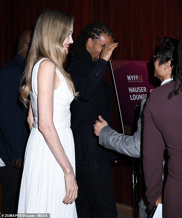 This comes two days after Akala joined Jolie at the premiere of Maria at the 62nd New York Film Festival at Alice Tully Hall at Lincoln Center in New York.