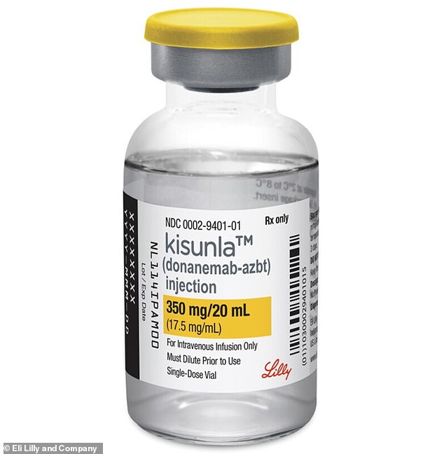 The drug has been shown to slow disease progression by up to 35 percent in trials by helping to eliminate the buildup of the harmful protein amyloid in the brains of people with early-stage Alzheimer's.