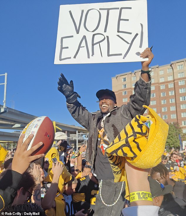 Brown urged his followers to vote early in the election.