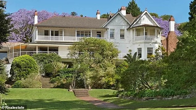 Farquhar bought the 7000 square meter property (pictured) in 2017 from John Brehmer Fairfax for what was then a national house price record of $71 million.