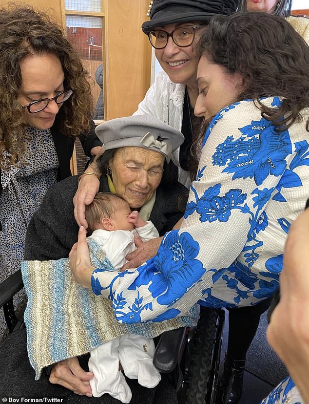 Lily Ebert, 100-year-old Auschwitz survivor, became a great-great-grandmother in April