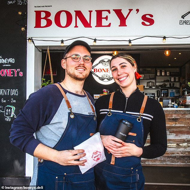 Rule owns three cafes in Queensland including Boney's in Redcliffe (pictured)