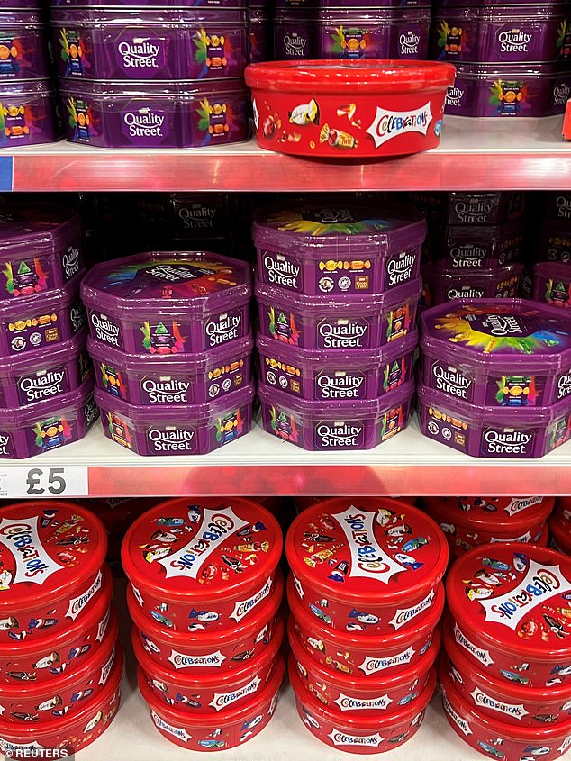 Savvy shoppers can get their favorite tubs of chocolate for just £2.50 each (stock image)