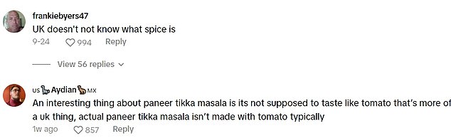 Brit reveals US makes BETTER curry than UK after ordering