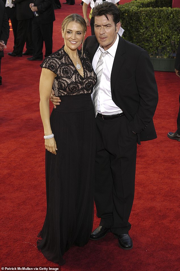 She was previously married to Charlie Sheen from 2008 to 2011 (seen in 2009).