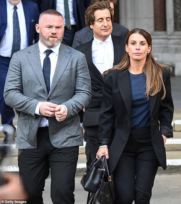 Wayne and Coleen Rooney, pictured leaving the Royal Courts of Justice in London in May 2022, received another boost with this week's High Court ruling.