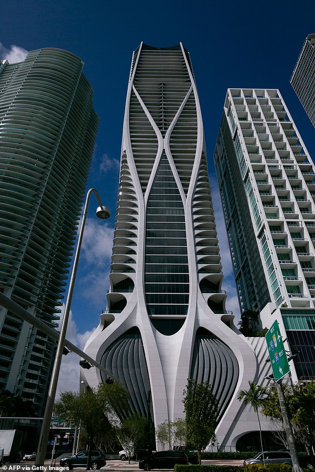 David and Victoria have long been based in the Sunshine State and previously spent $20 million on a 10,000-square-foot full-floor penthouse in downtown Miami in 2020 (pictured).