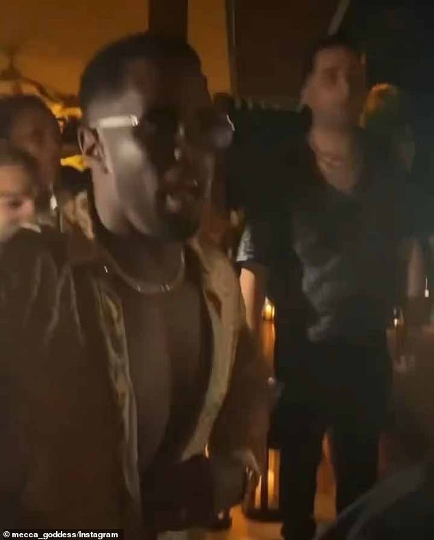 Diddy appears in party video with Muhammad and friends