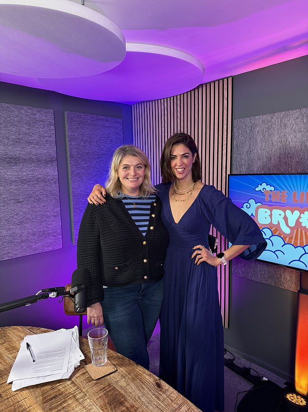 Anna Mathur with Mail columnist Bryony Gordon. The couple share their experiences with nice girl syndrome on Bryony's podcast, The Life of Bryony.