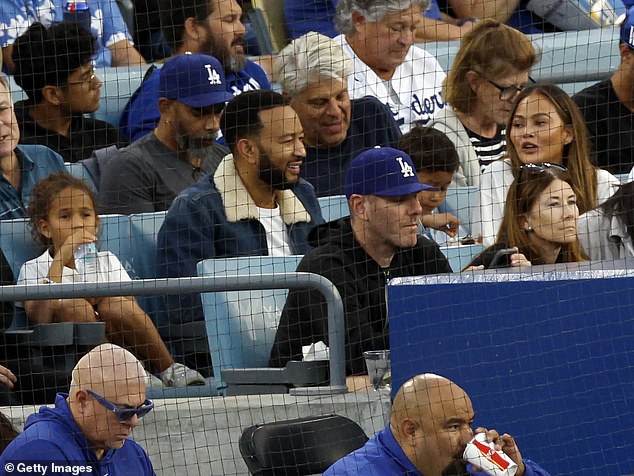 On Sunday, the duo spent a family day after the glamorous event, as they took their kids to watch baseball.