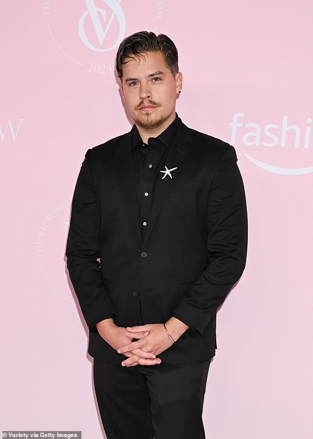 Dylan Sprouse is famous for supporting his wife Barbara Palvin on the runway, and the 2024 Victoria's Secret Fashion Show was no different.