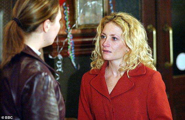 The actress, 48, played Natalie in the BBC One soap and appeared in 526 episodes between 1994 and 2004 (seen in the soap in 2003).