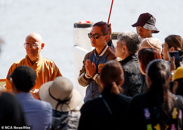 A Buddhist ceremony was held on Sunday at the site of the tragedy in Sydney's southwest.