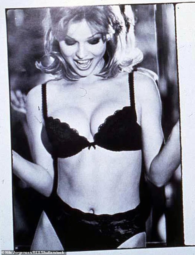 The model, 51, rose to fame in 1994 when she modeled a black bra for Wonderbra's iconic 'Hello Boys' advert and billboards that literally stopped traffic.