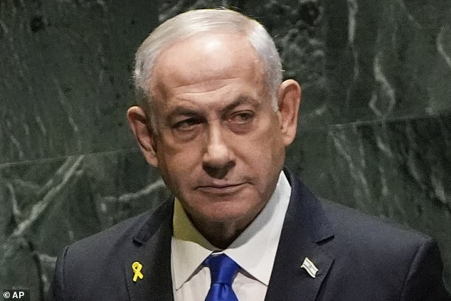 Israeli Prime Minister Benjamin Netanyahu (pictured) has called on the UN chief to withdraw from 