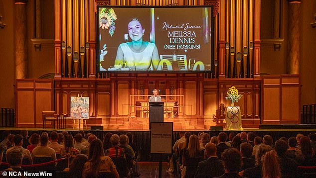 Memorial service for Mrs Hoskins at Adelaide Town Hall