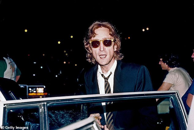 The late Lennon, photographed in August 1980, 