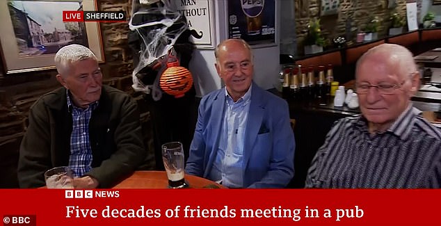 The friends appeared on BBC News this week after the story of their Thursday night get-togethers hit Facebook.