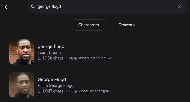 Some have questioned whether the platform needs stronger guardrails after users encountered questionable chatbots, including a George Floyd parody with the slogan 