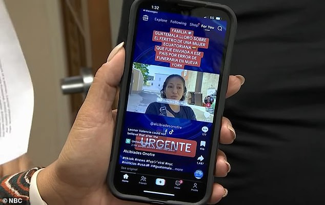 Her children were stunned to find a Guatemalan news report on TikTok revealing that her body had been given to an unrelated family 1,500 miles to the north.