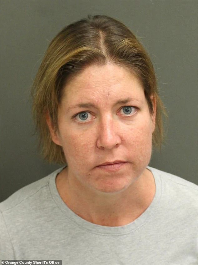 Sarah Boone (pictured), 46, has been charged with second-degree murder in the suffocation death of her boyfriend.