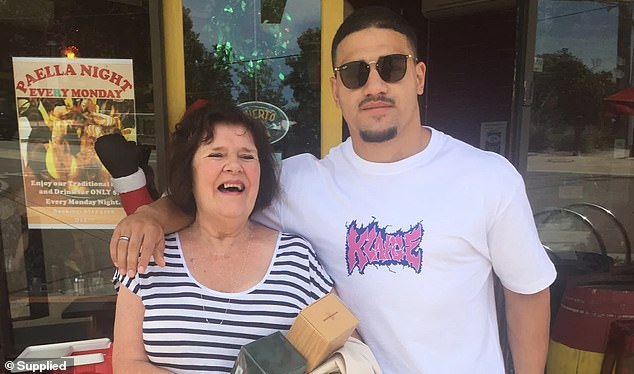 Sione Tuipulotu and her brother Mosese qualify for the Scottish national team thanks to their maternal grandmother Jaqueline Thomson, (pictured) who grew up on the outskirts of Glasgow.