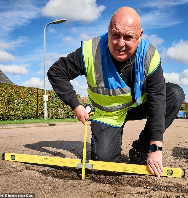 Morrell is also a former mayor of the city and tells me: 'We have fewer potholes than any other city in Britain because I never let my council get away with it.'