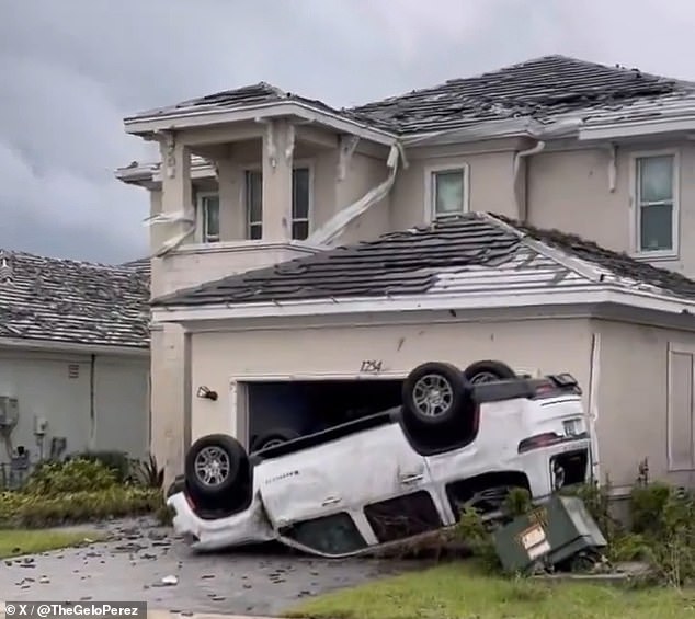 The Category 3 storm hit the coast, producing winds of up to 120 mph and several hurricanes.