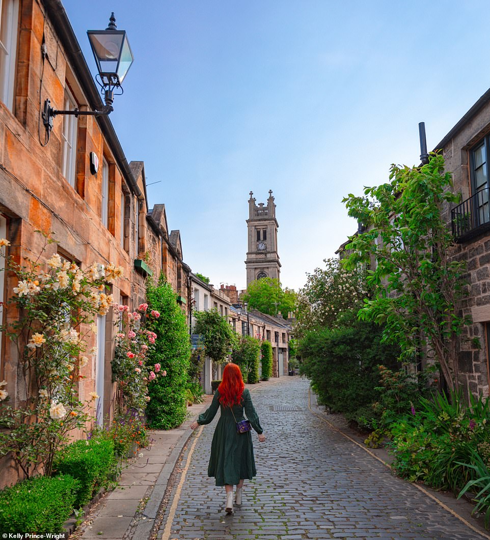 Kelly is pictured above walking along Circus Lane in Edinburgh. If you could star in any fairy tale movie, what would it be? 