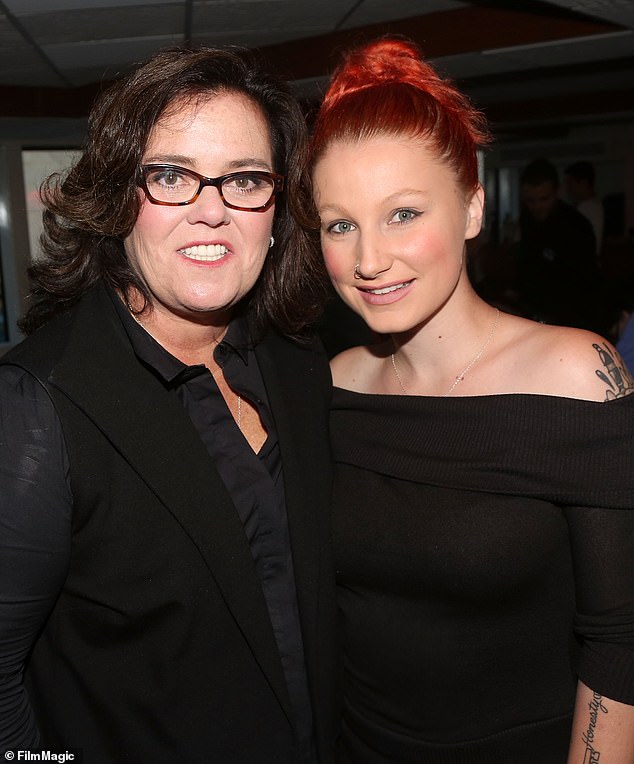 Rosie O'Donnell, 62, has spoken openly about her daughter's struggle with drug addiction. The couple appears here in 2016.