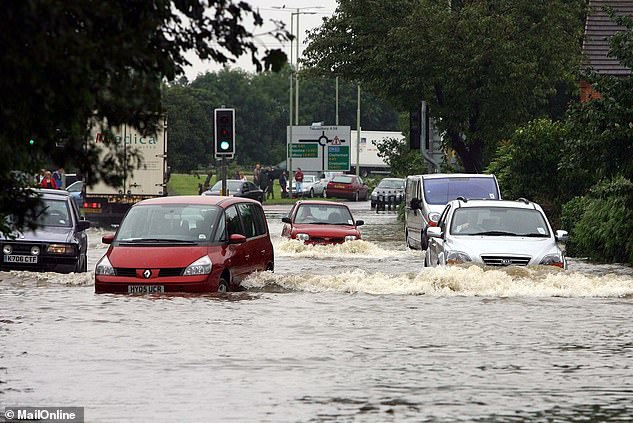 Risky: Cars can easily become stranded in deep water, so as a recommended guide, do not drive in water deeper than 10cm. A car can float with only 30 cm