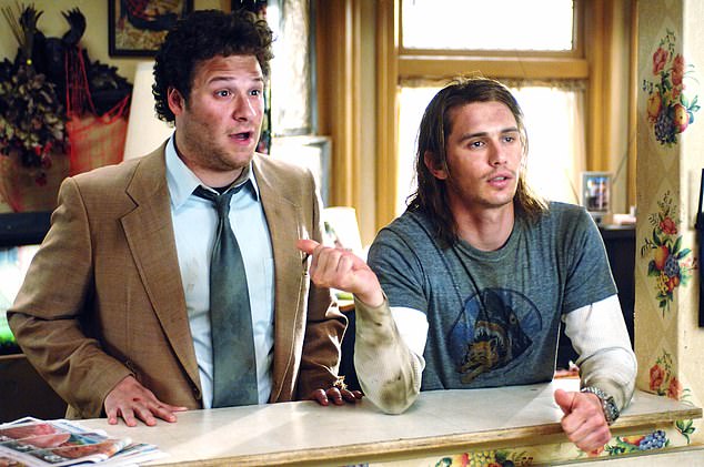 In a new interview, James revealed that he hasn't spoken to Seth and believes their friendship is over (pictured together in Pineapple Express).