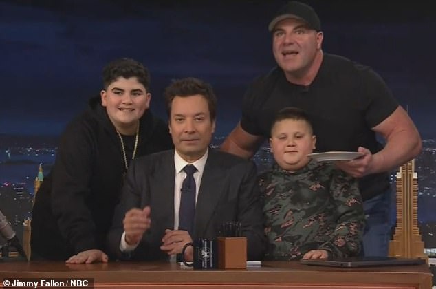 TikTok stars AJ, Big Justice and The Rizzler were guests on the NBC show Monday night.