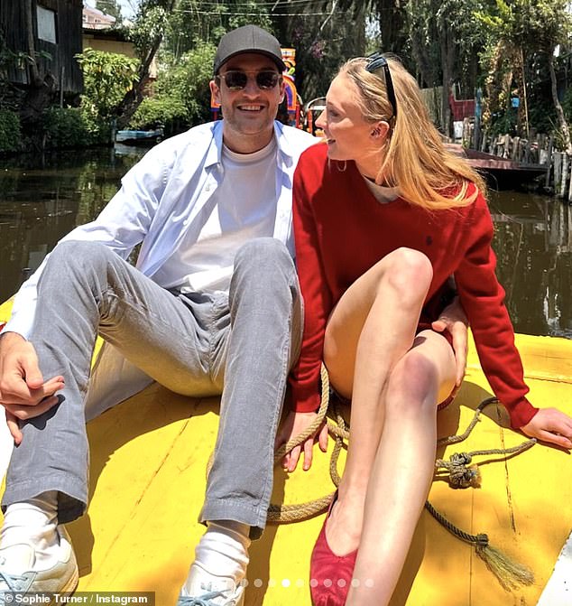 Turner, 28, confirmed his romance with Peregrine Pearson, 30 (pictured) on Instagram this weekend with a series of snaps from their year-long romance.