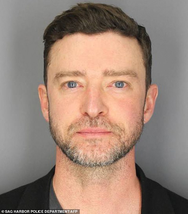 Timberlake was arrested for driving under the influence on June 18, when he was stopped after leaving the American Hotel in Sag Harbor in the Hamptons; in his mugshot photo