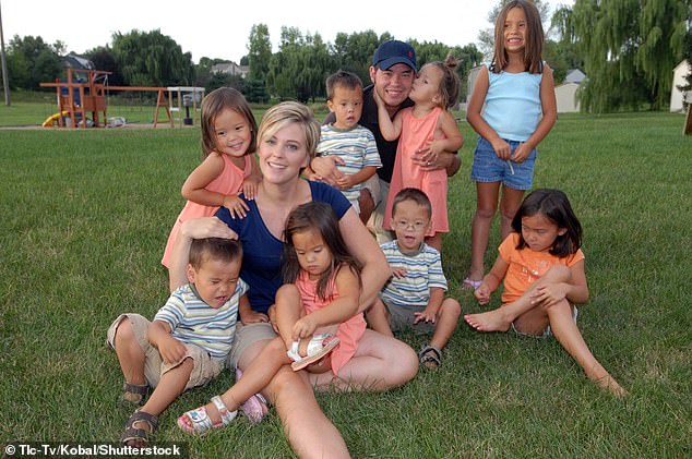 Gosselin found fame with her ex-husband Jon Gosselin, 47, and their 8 children on TLC's Jon & Kate Plus 8, which aired from 2007 to 2017; They are seen in a 2007 promo of the show.