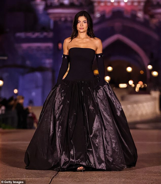 The beauty mogul, 27, closed the show at Disneyland Paris in a billowing black ballgown, which made her feel like a 