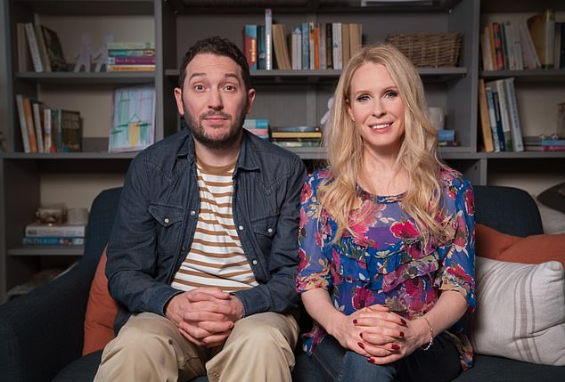 Beaumont's evening with the sound engineer comes just six months after she split from her husband, comedian Jon Richardson (pictured).