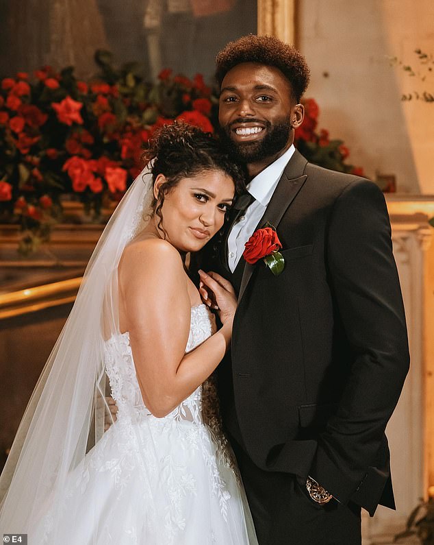 It comes after Tasha and her boyfriend Paul Liba, who met at the altar on their wedding day last year, discovered they are not actually married (pictured last year).