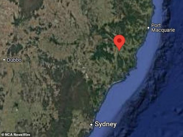 Pictured: The location of Tugrabakh on the central north coast of New South Wales