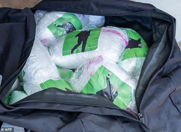 In September, US authorities intercepted a shipment from Los Angeles containing 95 kilos of methamphetamine destined for Australia.