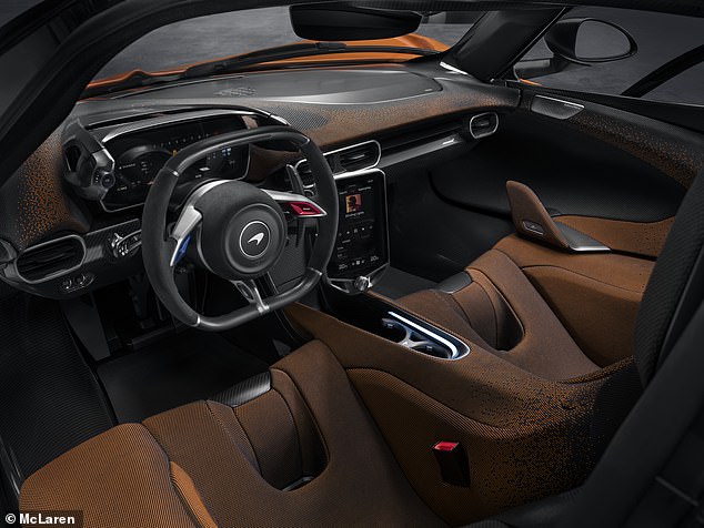 The interior of the cabin is completely new and the custom options owners can choose from are almost limitless. McLaren receives praise for using a lot of recycled or off-cut materials