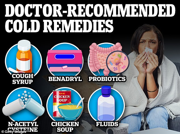 Dr. Stuart Fischer, an internal medicine doctor in New York City, told DailyMail.com that there are several over-the-counter alternatives (and natural remedies) that can help fight the cold.