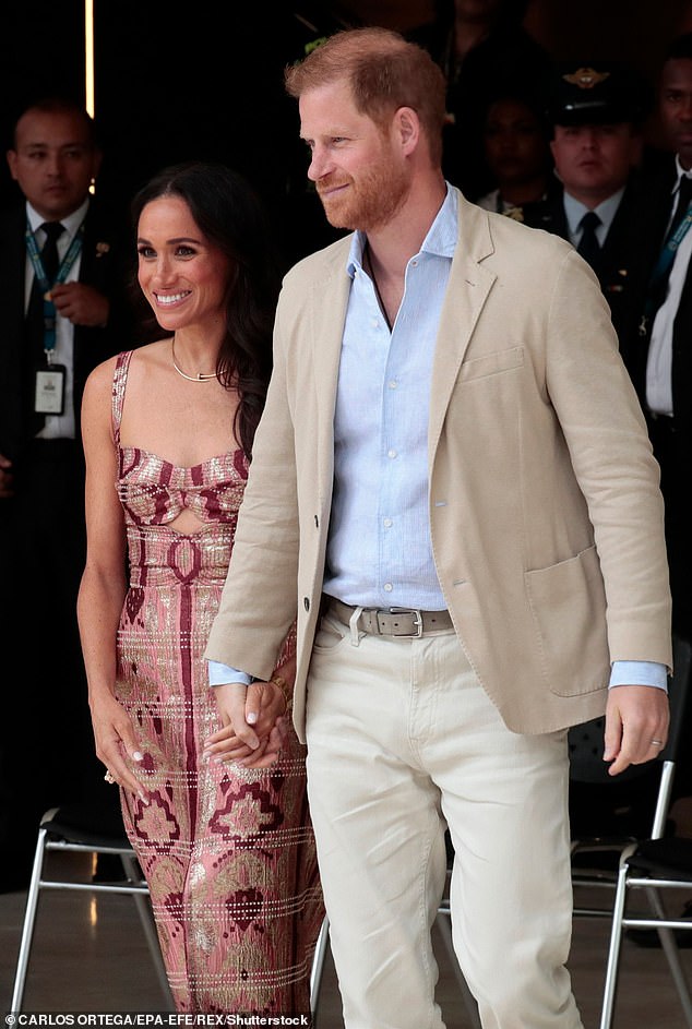 The Duchess of Sussex (pictured with the Duke in August 2024), 43, visited Girls Inc. of Greater Santa Barbara on Oct. 2 to help with a new digital wellness program called Social Media U.