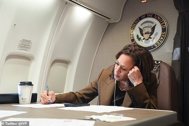 Vice President Kamala Harris raised this on her official X account on Sunday, and many were quick to point out that her headphones don't appear plugged in.