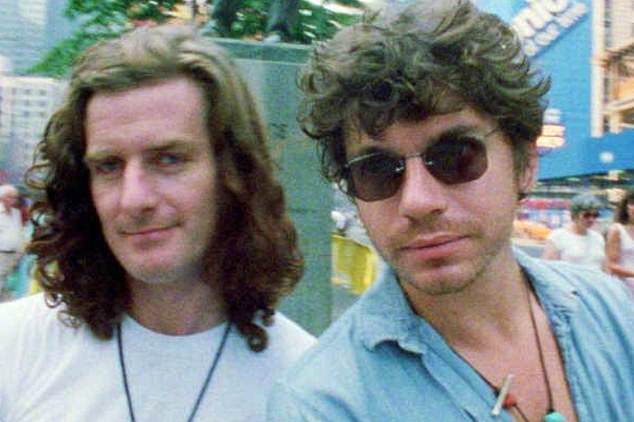 The Melbourne-born performer had been active in Australia's vibrant music scene for five decades and was once in a band with INXS star Michael Hutchence called Max Q. (Pictured with Hutchence in 1990)