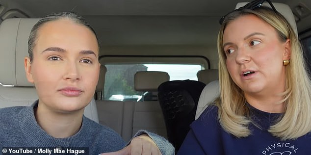 The former Love Island star offered insight into her first weeks of motherhood in a new Q&A with her sister Zoe, which she posted to her YouTube channel.