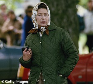 The actress, 50, who played Queen Elizabeth in The Crown, bears a striking resemblance to the late monarch (Queen Elizabeth pictured in 1985).