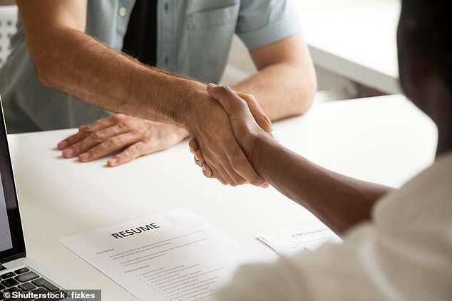 Resume Templates' surprising survey revealed that 70 percent of Generation Z asked their parents to help them look for a job and 25 percent drove them to their job interview (file image)